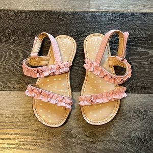 Toddler girls pink sandals